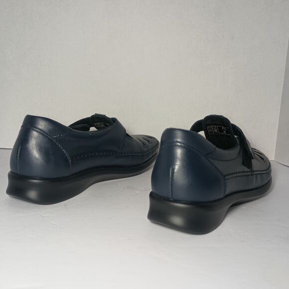 SAS Tripad Comfort Roamer Navy Nubuck Leather Shoe Loafer Wm's 7.5 L8882140 - Picture 4 of 16
